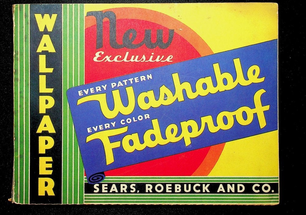 Buy 8 X Sears Roebuck & Co Wallpaper Catalogues 1920s to 1950s Art Deco  Designs, Moderne and Decorative Arts Wall Paper Styles. Online in India -  Etsy