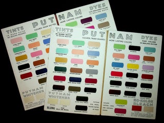 Item #28229 [Sample books] Color chart : Putnam fadeless dyes, tints : the original one-package...