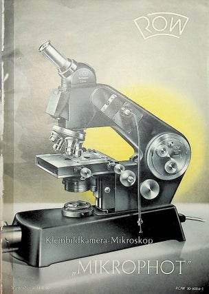 Item #28308 ROW Optik Rathenow Kleinbildkamera-Mikroskop "Mikrophot" Rathenower Optische Werke