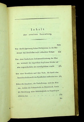 Matthias Saxtorphs gesammelte Schriften geburtshülflichen, praktischen und physiologischen Inhalts ... zweite sammlung