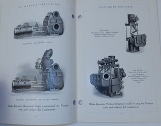 Blake and Knowles Works East Cambridge Mass. Bulletin BK-1400A January 1918 : Condensing Machinery [cover title]