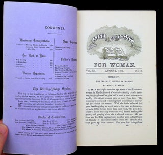 Life and Light for Woman Vol III No. 8 August, 1873