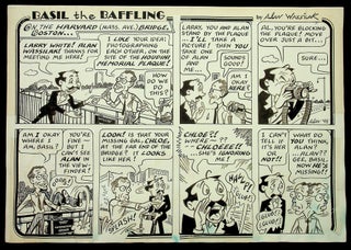 Item #28739 [Original artwork, magic] Original artwork for the Comic Strip "Basil the Baffling"...