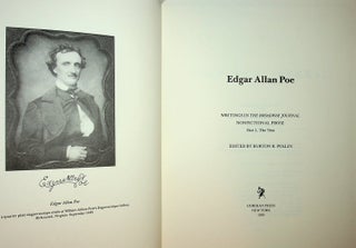 Item #28775 Collected Writings of Edgar Allan Poe, Vol 3, Edgar Allan Poe: Writings in the...
