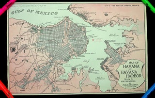 Map of Havana and Havana Harbor Showing the FORTIFICATIONS and PUBLIC BUILDINGS Corrected to May 3, 1898