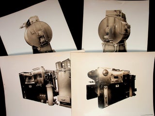 Eight industrial photographs of equipment from the E. J. Perry Machinery Corporation of Fall River, Massachusetts