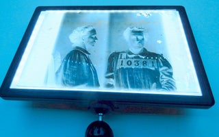 Original glass plate negative for female inmate #L10381