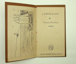 Item #28828 Charming hand-written tale of "A Narrow Escape" on Lake Champlain. Frances P. Wheatley