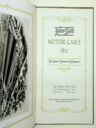 Inter-State Motor Cars 1911 Bull Dogs in Strength and Endurance