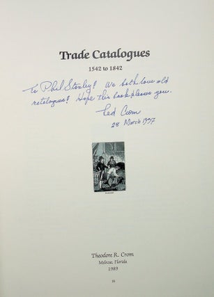 Trade Catalogues 1542-1842