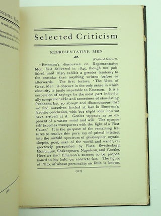 The Booklovers Reading Club Hand-book to accompany the Reading Course Entitled, Six New England Classics