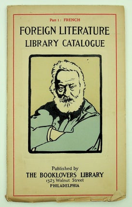 Item #28901 [Booklovers Reading Club] The CATALOGUE of Foreign Literature Part I: FRENCH. Seymour...