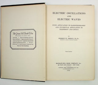 Item #29005 Electric Oscillations and Electric Waves : with application to Radiotelegraphy and...