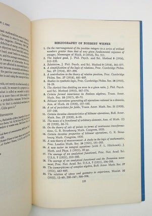 Bulletin of the American Mathematical Society Volume 72, No. 1, Part II : Norbert Wiener 1894-1964