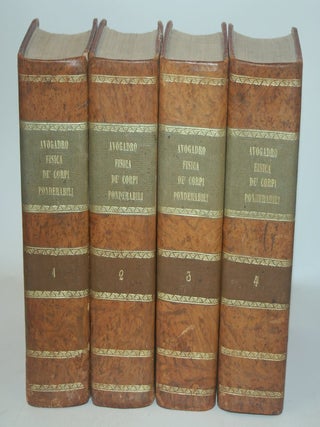 Item #29014 Fisica de' Corpi Ponderabili ossia Trattato della Costituzione Generale de' Corpi del...