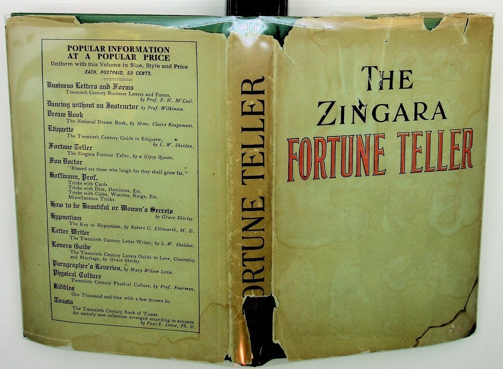 Item #29033 Zingara Fortune Teller. A Complete Treatise on the Art of Predicting Future Events. A Gipsy Queen.