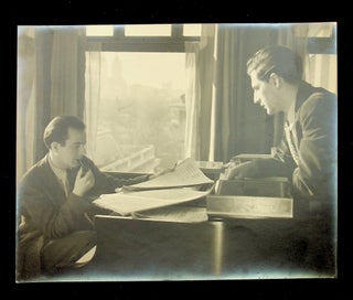 Item #29042 [Photograph] Samuel Barber and Gian Carlo Menotti. Fritz Henle
