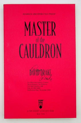 Item #29063 Master of the Cauldron [Uncorrected Proof]. David Drake