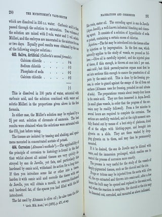 The Microtomist's Vade-Mecum A Handbook of the Methods of Microscopic Anatomy