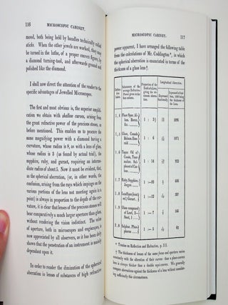 The Microscopic Cabinet of Select Animated Objects; with a description of the Jewel and Doublet Microscope, Test Objects, &c.