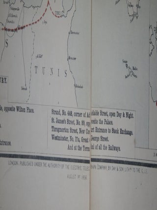 The Electric and International Telegraph Company’s Map of the Telegraph Lines of Europe