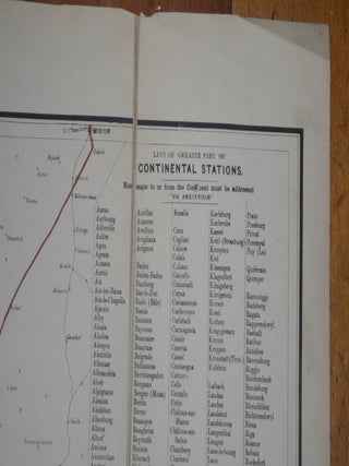 The Electric and International Telegraph Company’s Map of the Telegraph Lines of Europe