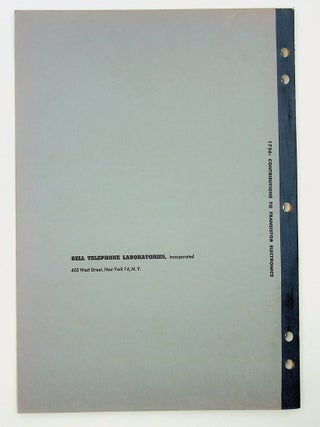 Some contributions to transistor electronics