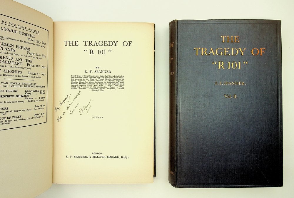 Item #29214 The Tragedy of "R 101" E. F. Spanner, Edward Frank ?