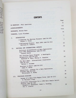 Case for Mars II: Proceedings of the Second Case for Mars Conference Held July 10-14, 1984, at the University of Colorado, Boulder, Colorado 80309