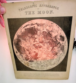 Item #29304 [Hold to light translucent optical print] "Telescopic Appearance of the Moon" James...