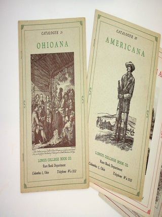A collection of 8 Americana catalogues from Long's College Book Co, Rare Book Department.