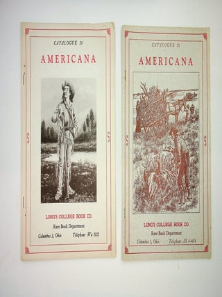 A collection of 8 Americana catalogues from Long's College Book Co, Rare Book Department.