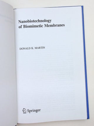 Nanobiotechnology of Biomimetic Membranes