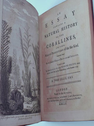 Item #29686 An Essay Towards a Natural History of the Corallines, and other Marine productions of...