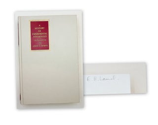 Item #29691 A History of Experimental Psychology ... Second edition. Edwin G. Boring