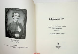 Item #29745 Collected Writings of Edgar Allan Poe, Vol 3, Edgar Allan Poe: Writings in the...