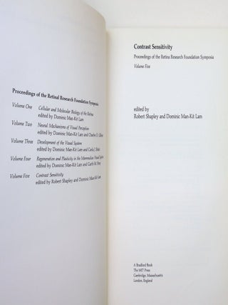 Contrast Sensitvity: Proceedings of the Retina Research Foundation Symposia (Volume 5)