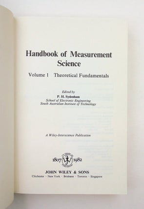 Handbook of Measurement Science, Volume 1: Theoretical Fundamentals