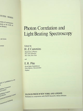 Photon Correlation and Light Beating Spectroscopy