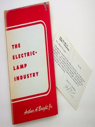 Item #29775 The Electric-Lamp Industry : Technological Change and Economic Development from 1800...